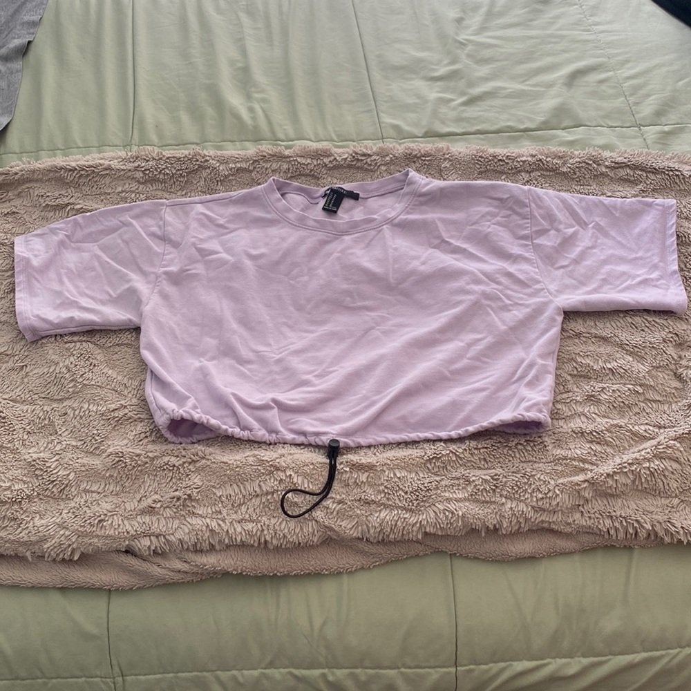 Oversized crop top